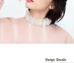 ⁦NALACAL Fake Collar, Detachable Half Shirt Blouse False Collar Floral Lace Hollow Stand Top Elegant For Women Girls, Versatile to Match for Sweater, T-Shirt, Blouse, Dress, Jacket, Uniforms and More.⁩ - الصورة ⁦6⁩