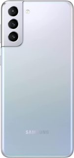 ⁦سامسونج هاتف ذكي جالكسي اس 21 بلس ثنائي شرائح الاتصال، 128GB 8GB RAM 5G (اصدار الامارات العربية المتحدة)، فضي فانتوم⁩ - الصورة ⁦2⁩