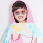 ⁦3 قطع نظارات شمسية على شكل قلب للاطفال، نظارات شمسية انيقة لطيفة على شكل نحلة، نظارات شاطئ خارجية، نظارات شمسية للحماية من الاشعة فوق البنفسجية، للفتيات الصغيرات⁩ - الصورة ⁦7⁩