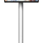 شاشة داخلية 21 بوصة، لوحة لمس ذكية محمولة، شاشات تلفزيون UHD 4K مع حامل جوال، رافع، دوران حر، بطارية مدمجة وحركة كاملة + متجر بلاي ستور