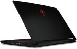 ⁦MSI لابتوب العاب GF63 رفيع 12Ucx بشاشة 15.6 انش ومعالج انتل كور i5 12450H وذاكرة RAM 8GB وSSD 512GB وانفيديا RTX 2050 4GB وكيبورد انجليزي وويندوز 11 هوم - اسود⁩ - الصورة ⁦4⁩