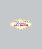 ⁦تي شيرت قطني للرجال بعبارة «Welcome To Fabulous Abu Dhabi» من اي كابرون | ذكريات ابو ظبي | هدية تذكارية للمدينة السياحية⁩ - الصورة ⁦3⁩
