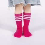⁦YHRY 4 Pairs Boys Girls Soft Cotton White Athletic Socks with Stripes, Kids Low Cut Socks, Boys Girls' Ankle Cotton Socks, Kids Ankle Athletic Socks With Low Cut Tab For 8-10 Years Old, L⁩ - الصورة ⁦4⁩