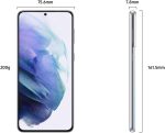 ⁦سامسونج هاتف ذكي جالكسي اس 21 بلس ثنائي شرائح الاتصال، 128GB 8GB RAM 5G (اصدار الامارات العربية المتحدة)، فضي فانتوم⁩ - الصورة ⁦3⁩