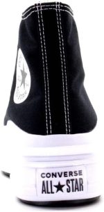 ⁦حذاء رياضي نسائي Converse Move Platform Hi Black/White⁩ - الصورة ⁦3⁩