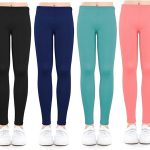 ساليكسيو سروال ضيق للبنات قابل للتمدد بطباعة كلاسيكية بنمط زهور