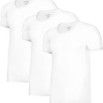 جون جلادستون تيشيرت قطن باكمام قصيرة ورقبة دائرية للرجال - عبوة من 3 قطع