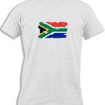 علم جنوب افريقيا المحروق | علم جنوب افريقيا المحترق | علم جنوب افريقيا | تي شيرت قطني للرجال من ايه واي كابرون