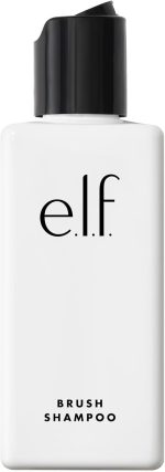 e.l.f. شامبو لفرشاة المكياج، يزيل الاوساخ والمكياج والزيوت والحطام والشعيرات، مصنوع للاستخدام اليومي، نباتي ولم يتم اختباره على الحيوانات، 4.1 اونصة سائلة