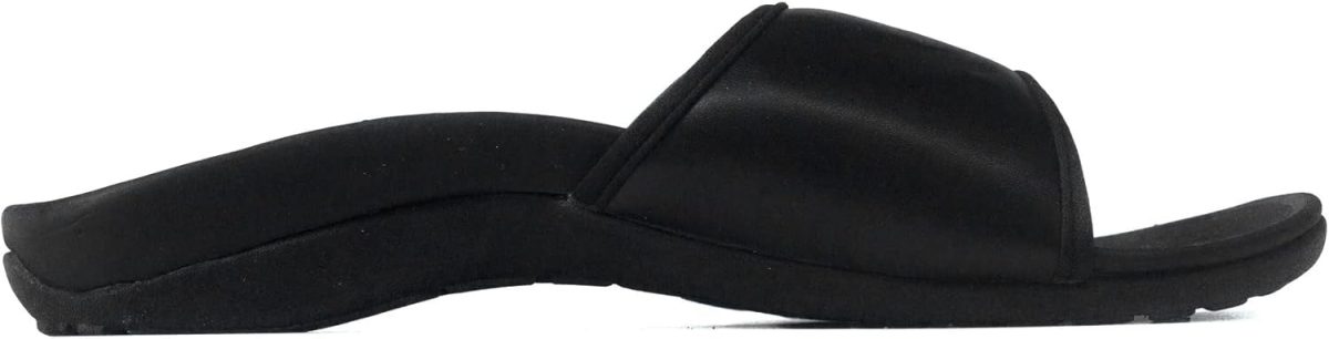 ⁦Lifebalance Plantar Fasciitis Feet Arch Support Slippers for Men | Reduce Foot & Heel Pain and Improve Posture | Mens Slippers⁩ - الصورة ⁦5⁩