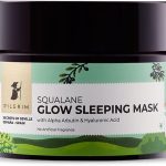 بيلغريم قناع نوم اسباني سكوالين (نبات) متوهج مع اربوتين الفا وحمض الهيالورونيك | عبوة وجه للبشرة المتوهجة وترطيب البشرة | للنساء والرجال | خالي من العطور | خالي من البارابين والكبريتات | 50 جرام