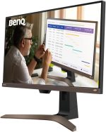 ⁦بين كيو شاشة EW2880U 28 انش IPS 4K، HDR، USB-C 60 واط، 90% DCI-P3، 3Wx2 SPK، تعديل الارتفاع، دوار، امالة، مزامنة فريز، جهاز تحكم عن بعد، اسود⁩ - الصورة ⁦5⁩