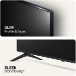 ⁦LG جهاز تحكم عن بعد ذكي نانو سيل نانو 81 بدقة 4K مقاس 75 بوصة بتقنية الذكاء الاصطناعي Hdr10 Webos24 2024 75Nano81T6A. لون اسود⁩ - الصورة ⁦4⁩