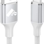 اييونوس كيبل USB نوع C، كيبل USB A الى USB C بطول 2 متر، كيبل شحن سريع مغطى بالنايلون متوافق مع ايفون 16 15 وسامسونج جالكسي اس 24 واس 23 واس 22 واس 21 وايه 12 وايه 54 ونوت 20 وسويتش وايباد وهواوي بي