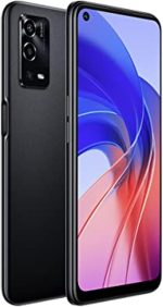 اوبو هاتف ذكي A55 ثنائي شرائح الاتصال 6.51 انش 128GB RAM 4GB | شاشة اتش دي + ثقب | بطارية 5000mAh طويلة الامد | التعرف على بصمات الاصابع والوجه | جوال اندرويد 4G LTE، اسود، Cph2325
