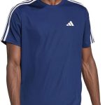 اديداس تيشرت تدريب TR-ES BASE 3S T للرجال بلون ازرق داكن/ابيض IB8152
