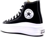 ⁦حذاء رياضي نسائي Converse Move Platform Hi Black/White⁩ - الصورة ⁦2⁩