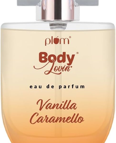 بلام بودي لوفين عطر فانيلا كاراميلو او دي بارفان سائل فاخر يدوم طويلا برائحة الكراميل اللذيذ للنساء برائحة الفانيليا والكراميل والفستق مناسب للسفر (50 مل)
