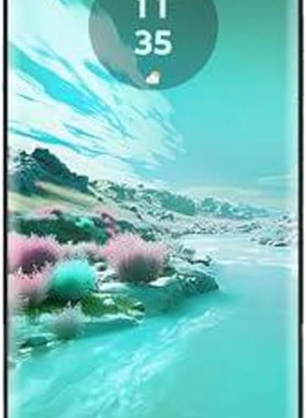 موتورولا ايدج 40 نيو، 12GB + 256GB، مقاومة للماء IP68، شاشة 6.6 انش pOLED 144Hz، شاحن توربو 68 واط، جلد نباتي - بحر مهدئ (ضمان لمدة عام من دول مجلس التعاون الخليجي)