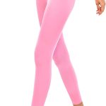 بنطلون لجينجز رياضي معدني للبنات من جينهيتيام مقاس 4-14 سنة لامع لامع لامع وقابل للتمدد بطول الكاحل للاطفال والشباب والمراهقين