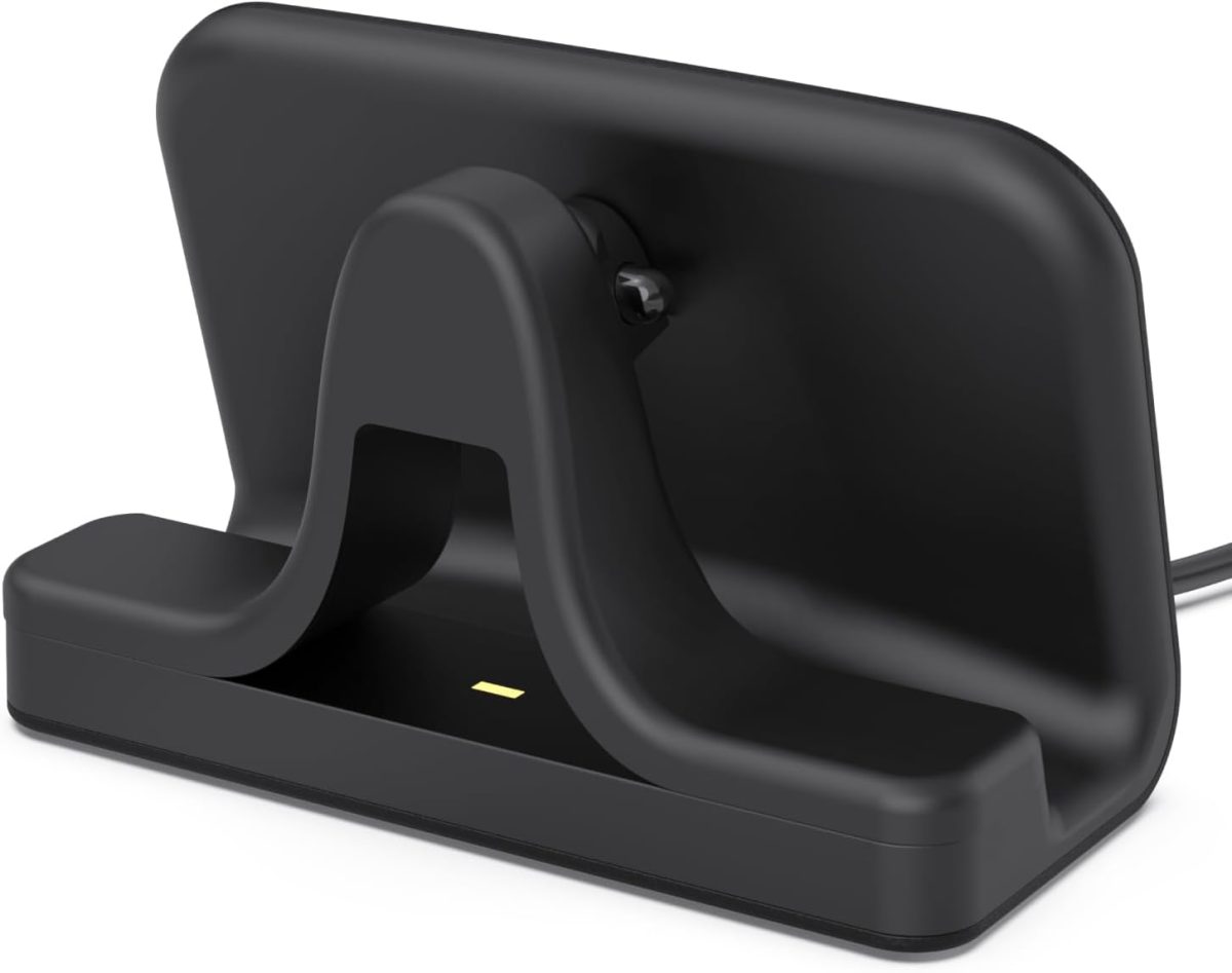توسيتا حامل شحن وكابل متوافق مع نظارات راي بان ميتا الذكية - اسود، USB-C