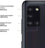 ⁦سامسونج جوال جالكسي A31 SM-A315F ثنائي شرائح الاتصال بذاكرة روم 128GB وذاكرة RAM 4GB غير مقفل من المصنع بتقنية 4G/LTE (لون اسود بريزم كراش) - اصدار عالمي⁩ - الصورة ⁦3⁩