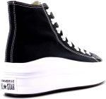 ⁦حذاء رياضي نسائي Converse Move Platform Hi Black/White⁩ - الصورة ⁦4⁩
