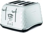 ديلونجي محمصة خبز 4 شرائح من بريلانتي CTJ4003W - ابيض