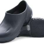 حذاء شيف من ريتينا، حذاء شيف احترافي مقاوم للانزلاق ومقاوم للزيت، حذاء ايفا مقاوم للاهتراء، حذاء عمل للمطبخ (اللون: اسود، المقاس: 45)