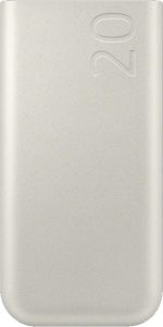 ⁦سامسونج بطارية 20000mAh 45 واط مع ثلاثة منافذ من النوع C، بيج⁩ - الصورة ⁦2⁩