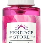 هيريتج ستور بخاخ مرطب للوجه برائحة الورد والجلسرين - للعناية بالبشرة الجافة - بخاخ ماء الورد مع جليسيرين نباتي، مصنوع بدون اصباغ او كحول، لا يسبب الحساسية، نباتي، لم يختبر على الحيوانات، 2 اونصة