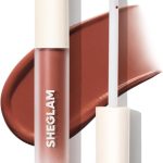 شيجلام احمر شفاه سائل مات الور يدوم طويلا، احمر شفاه غني بزيت دوار الشمس المغذي ويقلل من العناية بالشفاه