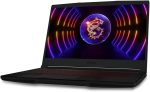 ⁦MSI لابتوب العاب GF63 رفيع 12Ucx بشاشة 15.6 انش ومعالج انتل كور i5 12450H وذاكرة RAM 8GB وSSD 512GB وانفيديا RTX 2050 4GB وكيبورد انجليزي وويندوز 11 هوم - اسود⁩ - الصورة ⁦3⁩