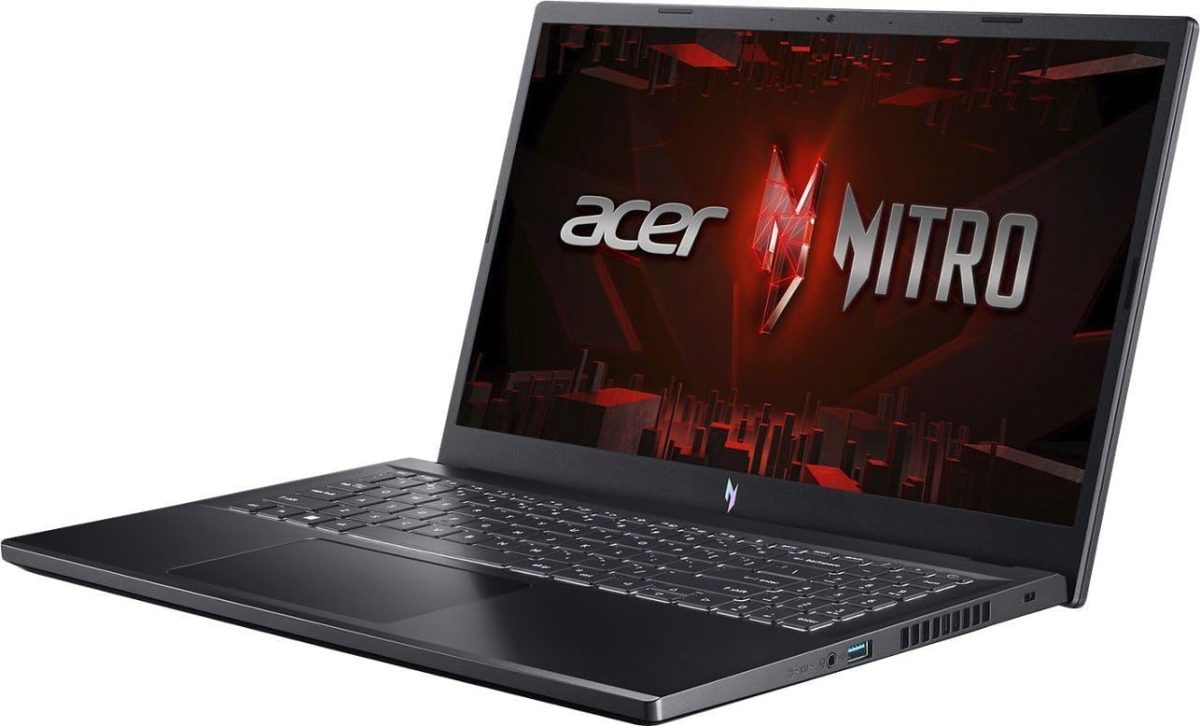 ⁦ايسر لابتوب العاب نيترو في ANV15 2024 15.6 انش FHD IPS 144Hz انتل i7-13620H 16GB DDR5 512GB SSD انفيديا جيفورس RTX 4060 8GB ثاندربولت 4 واي فاي 6 كيبورد باضاءة خلفية ويندوز 11 هوم مع USB 32GB⁩ - الصورة ⁦2⁩