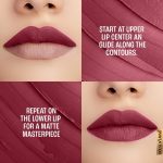 ⁦لاكمي برايمر 9TO5 + احمر شفاه مات ام بي 5 مارون ميكس، مارون ميكس، 0.13 اونصة⁩ - الصورة ⁦5⁩