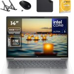 HP لابتوب برو بوك 440 G11 بشاشة 14 انش ومعالج انتل الترا 5-125U وذاكرة RAM DDR5 سعة 32GB وSSD 1TB وويندوز 11 برو (يتضمن حامل لابتوب + ماوس لاسلكي + مضاد للفيروسات + قاعدة ماوس) - 9Y7Q2ET