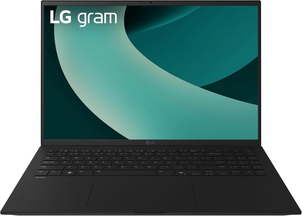 LG لابتوب جرام رفيع وخفيف الوزن 16 انش، كوبايلوت + كمبيوتر، اصدار انتل ايفو مدعوم بمعالج انتل كور الترا9 288 فولت، ويندوز 11 هوم، ذاكرة RAM 32GB، SSD 2TB، اسود اوبسيديان
