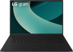 LG لابتوب جرام رفيع وخفيف الوزن 16 انش، كوبايلوت + كمبيوتر، اصدار انتل ايفو مدعوم بمعالج انتل كور الترا9 288 فولت، ويندوز 11 هوم، ذاكرة RAM 32GB، SSD 2TB، اسود اوبسيديان