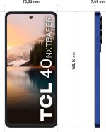 ⁦TCL جوال ان اكس تي بيبر 40 ثنائي شرائح الاتصال بذاكرة روم 256GB وذاكرة RAM 8GB (جي اس ام فقط | بدون سي دي ام ايه) هاتف ذكي 4G/LTE غير مغلق من المصنع (ازرق ميدنايت) - اصدار عالمي⁩ - الصورة ⁦5⁩