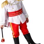 زي الامير الساحر من سويت سفن بويز - فستان ملكي من العصور الوسطى مع اكسسوارات، زي تنكري للهالوين والكرنفال لمتعة القصص الخيالية! مناسب 130 سم