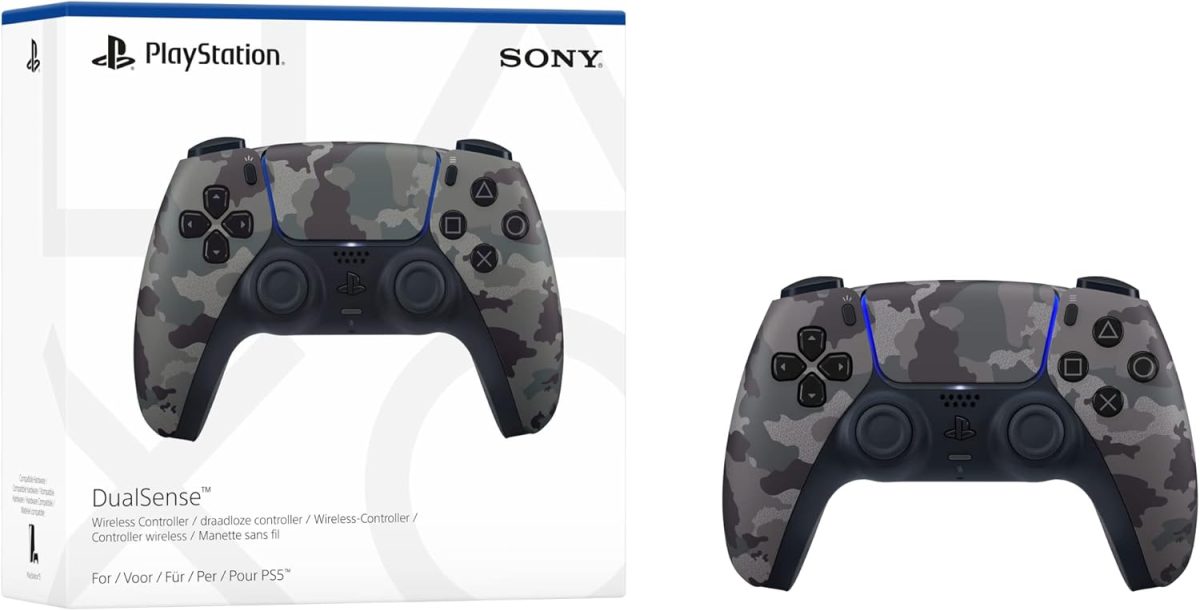 ⁦Play Station Sony Dualsense Wireless Controller PS5 - Grey Camo⁩ - الصورة ⁦6⁩