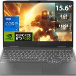 لينوفو لابتوب العاب لوك 15IRH8: انتل كور i7 13620H، ذاكرة DDR5 8GB، SSD 512GB، شاشة LED 15.6 انش، فيديو جيفورس RTX 4050، ويندوز 11 هوم، كيبورد باللغة الانجليزية