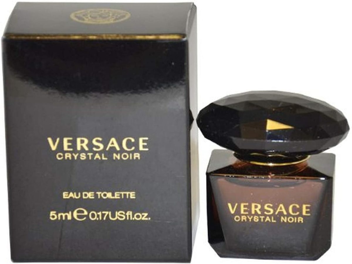 عطر فيرساتشي - فيرساتشي كريستال نوار - عطور للنساء، 5 مل او دي تواليت بخاخ (صغير)
