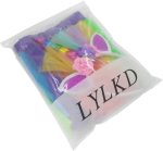 ⁦LYLKD Little Girls Layered Rainbow Tutu Skirts with Unicorn Horn Headband⁩ - الصورة ⁦5⁩