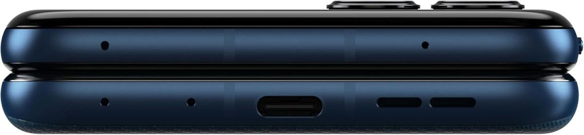 ⁦موتورولا رازر 60 مع موتو AI 8/256GB، 50MP OIS + 13MP، سيلفي 32MP، شاشة خارجية 3.65 انش، داخلي 6.9 انش بوليد، 120Hz، ميديا تيك ديمنسيتي، 256GB، بانتون جبل طارق سي⁩ - الصورة ⁦8⁩