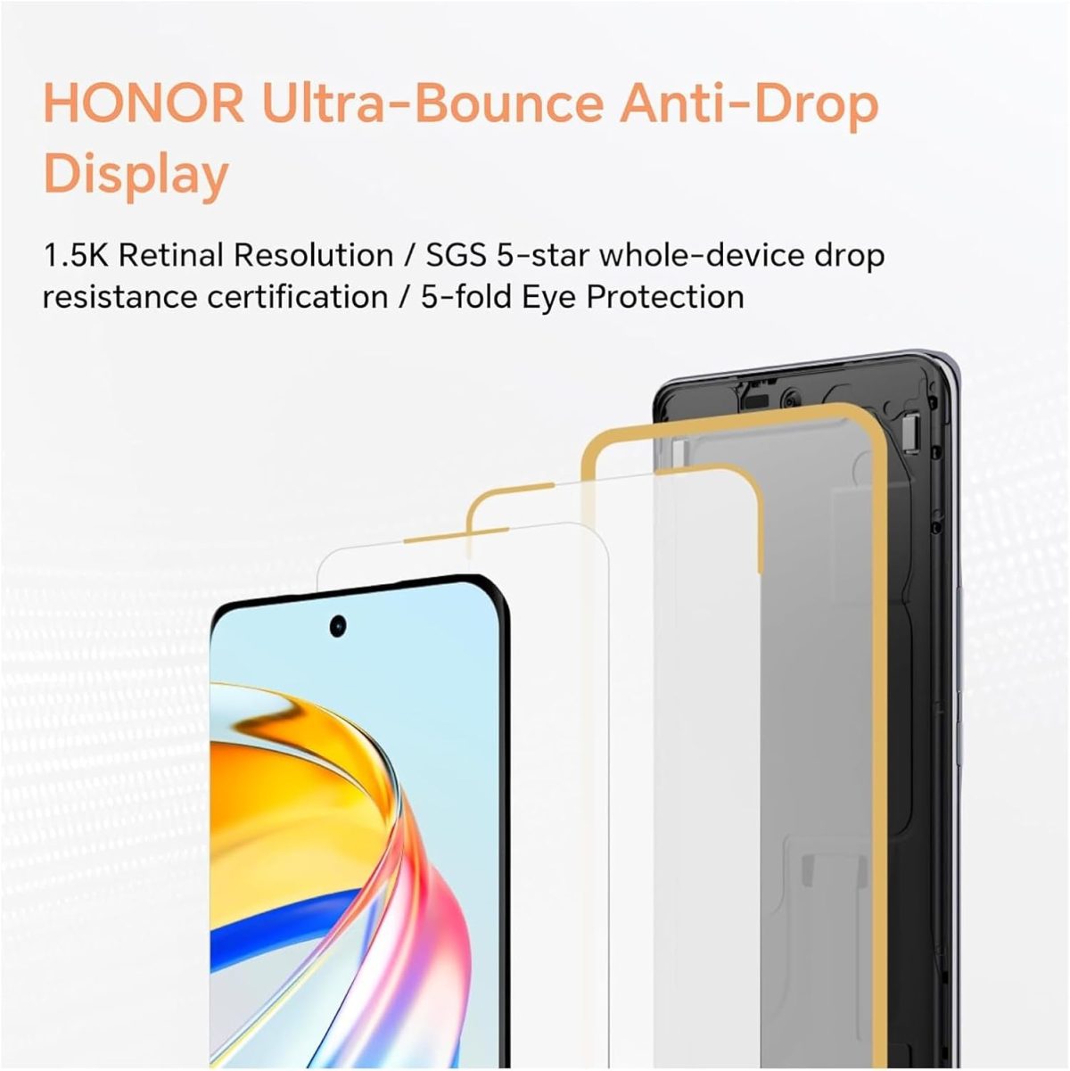 ⁦هاتف ذكي ماجيك 6 لايت 5G | روم 512GB + 8GB RAM | شاشة AMOLED 6.75 انش 120Hz | كاميرا ثلاثية 108MP | سناب دراجون 6 الجيل 1 | اندرويد 13 | بطارية 5300mAh | شريحتين اتصال قريب المدى | ماجيك او اس 7.2⁩ - الصورة ⁦3⁩