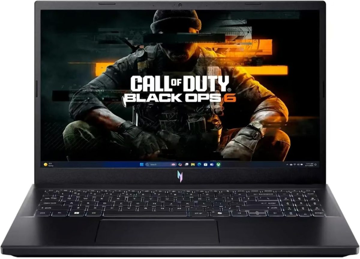 ايسر لابتوب العاب نيترو في بشاشة 15.6 انش FHD IPS 144Hz ومعالج AMD رايزن 5 7535HS سداسي النواة جيفورس RTX 4050 و16GB DDR5 و1TB SSD وويندوز 11 وBK وشنطة لابتوب وقاعدة ماوس TWE