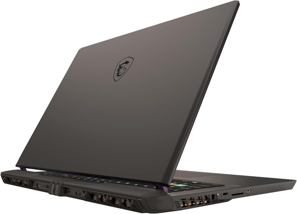 ⁦MSI لابتوب العاب فيكتور 17 HX A14VHG، شاشة 17 انش QHD+ 240Hz، انتل كور i9-14900HX، ذاكرة RAM 32GB، SSD 1TB، انفيديا RTX 4080، GDDR6 12GB، ويندوز 11، رمادي كوزموس - [9S7-17S162-611]⁩ - الصورة ⁦3⁩