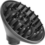 Upgraded Diffuser Attachment for Dyson Airwrap Styler HS08 HS05 HS03 HS01, Portable Hair Dryer Diffuser Nozzle for Dyson Airwrap Multi-Styler, Define Curls Hair, 973365-01, Grey