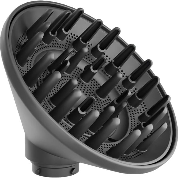 Upgraded Diffuser Attachment for Dyson Airwrap Styler HS08 HS05 HS03 HS01, Portable Hair Dryer Diffuser Nozzle for Dyson Airwrap Multi-Styler, Define Curls Hair, 973365-01, Grey